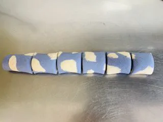 蓝天白云全麦小馒头,切块