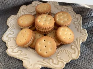 超级拉丝牛轧饼干,成品图