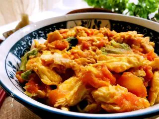 奶酪番茄鸡蛋面,成品2