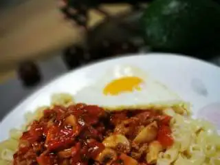 意式番茄蘑菇通心粉,成品图