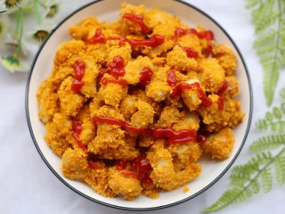 狂甩肯德基几条街的劲爆鸡米花,小朋友的最爱。