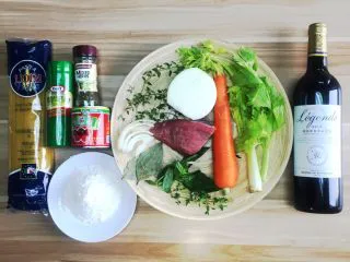 意大利肉酱意粉,准备原料