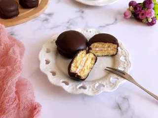 迷你巧克力夹心派,成品