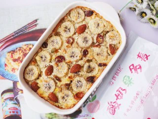 香蕉牛奶烤燕麦,味道太赞了。