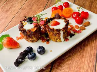 麦片酸奶水果杯,营养、健康、颜值、味道👍棒棒哒