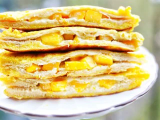 好吃到爆的酸奶芒果土司,宝宝特喜欢。