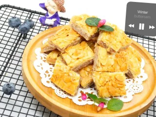 焦糖杏仁草莓饼干,成品图