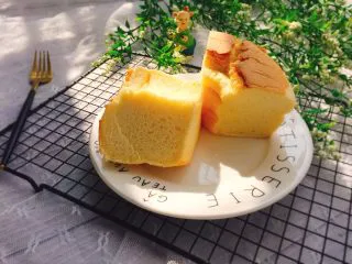 7寸中空戚风蛋糕(新手零失败),当下午茶妥妥的