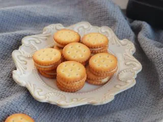 超级拉丝牛轧饼干,成品图