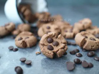 巧克力豆玛格丽特饼干,好吃