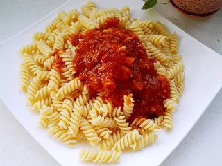 快手螺旋意大利面,成品。