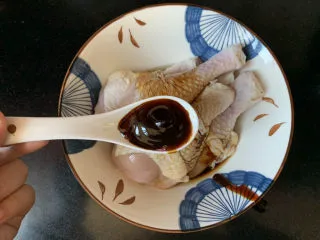 低脂时蔬烤鸡腿,一勺蚝油