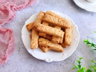 网红咸蛋黄饼干,成品