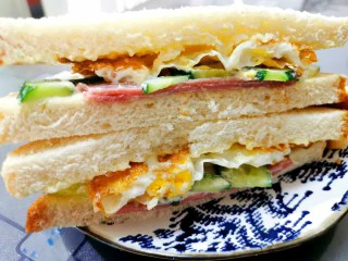 超快手三明治~十分钟就能搞定,开吃喽