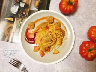 了不起的小番茄 番茄牛丸芝士意面,希望你可以在家人朋友面前露一手!