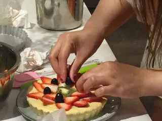 #春日烘焙教室# 草莓塔,堆水果