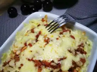 意式番茄蘑菇通心粉,出炉