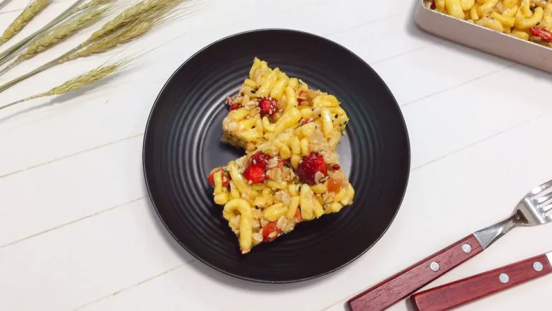 草莓麦片沙琪玛