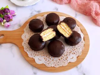 迷你巧克力夹心派,成品