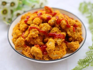 狂甩肯德基几条街的劲爆鸡米花,非常好吃。