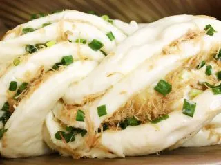 波兰种——香葱肉松手撕面包,二发完成