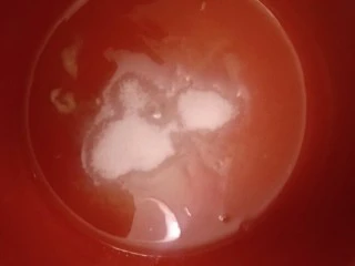 柔软到出乎意料-奶酪蛋糕卷,三个蛋白中加入30克细砂糖