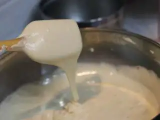 圣诞树枫糖戚风, 最后完成的面糊状态 