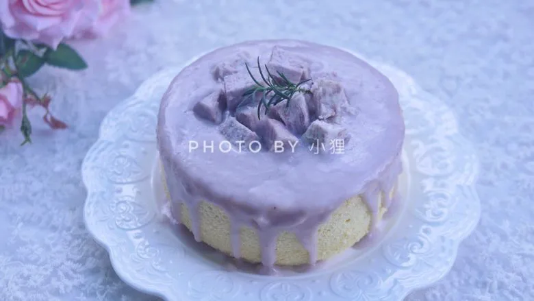 香芋戚风蛋糕