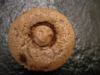 最“柔软”纸杯蛋糕☕—爆浆巧克力,完成啦。