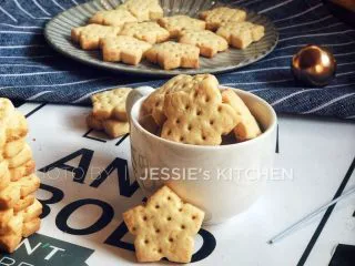 红薯曲奇饼干,成品图。