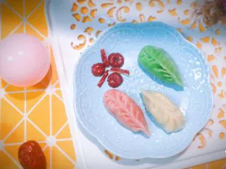 马卡龙色 高颜值汤饺系列@@ 猪肉大葱馅●麦穗饺,沥干水分，我们上桌啦！！好看的不得了吧？？