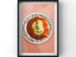 红薯牛肉酱面,摆盘！