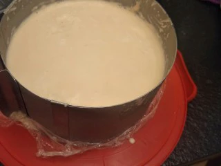 奶油生日蛋糕（无需抹面）,放入冰箱冷藏五小时以上，隔夜更佳