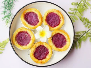 好吃到爆的紫薯流心塔,味道太赞了～