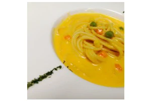 胡萝卜浓汤意面