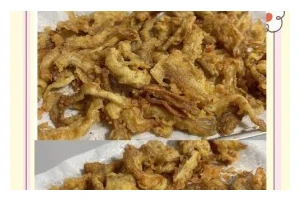 自制美味炸蘑菇的做法（口感酥脆，健康美味，让你欲罢不能）