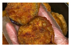 香酥茄片的制作方法（又香又脆的美味小吃）