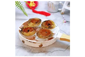 会爆浆的脏脏蛋挞～咬一口细滑醇香