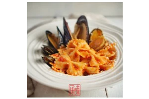 海鲜鲍鱼蝴蝶意面，其实西餐我也可以