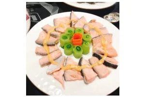 白灼沙拉三文鱼