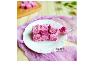 火龙果牛奶小方