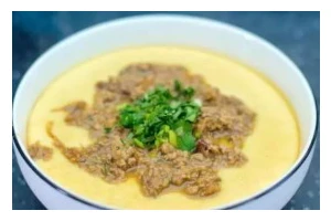健康美味，瘦肉蒸蛋的简单做法（五分钟学会，营养早餐的优选）