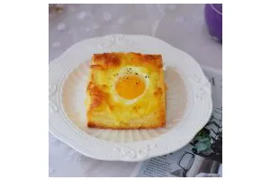 鸡蛋芝士爆浆吐司
