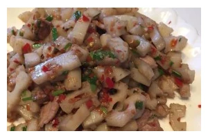 家常美食，香菇酱拌藕丁（美味又健康，手把手教你做）