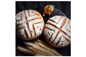 蔓越梅黑麦奶油软欧包