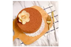 六寸可可戚风蛋糕