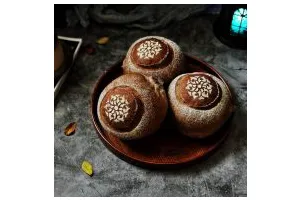 黑加仑黑米软欧包