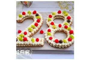 数字生日蛋糕