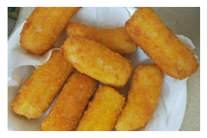 玉米酥炸香蕉，美味又简单（口感香脆，外焦里嫩的玉米酥炸香蕉）