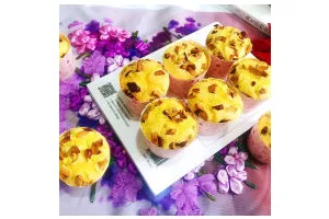 玉米面杯子蛋糕（少油少糖粗粮蛋糕）